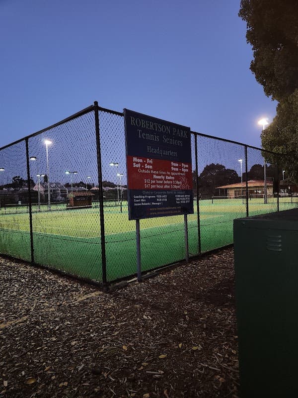 Photo of Robertson Park Tennis Centre padel courts