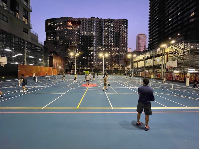 Photo of RMIT A'Beckett Urban Square pickleball courts